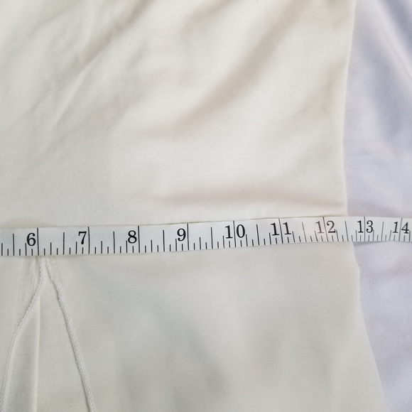 Charlotte Russe Halter Maxi Dress Scalloped Romper Shorts Overlay Cream Medium - Picture 10 of 14